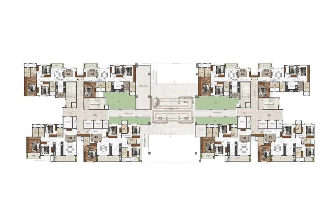 3 & 4 BHK floor plans, 1482 to 2145 sq ft